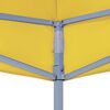 vidaXL Party Tent Roof 13.1x9.8' Yellow 2.95 oz/ft²