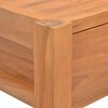 vidaXL Desk Teak Wood Teak Wood, Plywood Medium Desk Rectangular
