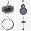 vidaXL Round Chimney Cleaning Brush 7.9" Diameter