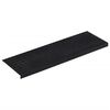vidaXL Stair Tread Black Rubber 9.8 x 29.5 in Stair Tread Rectangular
