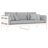 vidaXL Day Bed White Solid pine wood, plywood Single