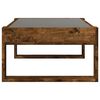 vidaXL Coffee Table Smoked Oak Engineered Wood Coffee Table Rectangular