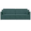 vidaXL Floor Sofa Bed Dark Green 83.86 x 27.56 x 30.31 in Velvet