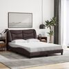 vidaXL Bed Frame Dark Brown
