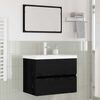 vidaXL Bathroom Furniture Set 3 pcs Artisan Oak Engineered Wood