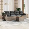 vidaXL Garden Sofa Set Grey