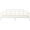 vidaXL Day Bed White Solid pine wood, plywood Twin