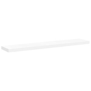 vidaXL Wall Shelf White Honeycomb MDF, Metal Standard Wall mounting