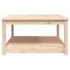 vidaXL Garden Table Pine Wood Solid Pine Wood 32.5 x 32.5 in Square