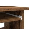 vidaXL Desk Old wood Engineered wood Medium Storage Desk Rectangular