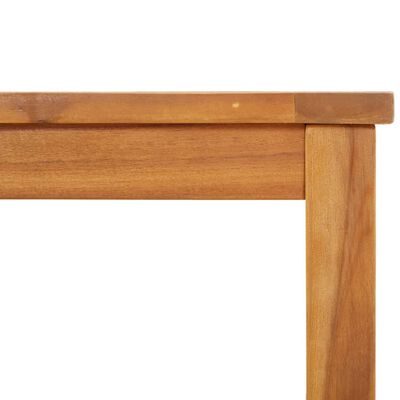 vidaXL Coffee Table 15.7"x15.7"x14.2" Solid Wood Acacia