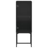 vidaXL Side Cabinet Black Engineered wood Medium Side Cabinet