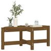 vidaXL Coffee Table Honey Brown Solid Pine Wood Medium Durable