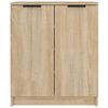 vidaXL Shoe Cabinet Sonoma Oak Engineered wood Medium Shoe Cabinet