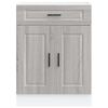 vidaXL Kitchen Base Cabinet Grey sonoma Engineered wood Medium