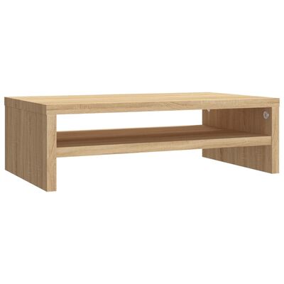vidaXL Monitor Stand Sonoma Oak 16.5"x9.4"x5.1" Engineered Wood