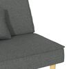 vidaXL Sofa Bed Dark grey Fabric (100% polyester), plywood, foam Standard