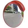 Convex Traffic Mirror PC Plastic Orange 24" Outdoor