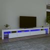 vidaXL TV Cabinet White Engineered Wood Large TV Cabinet Rectangular