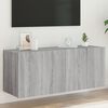 vidaXL TV Wall Cabinet Grey Sonoma Engineered wood TV Wall Cabinet