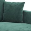 vidaXL 2-seater Sofa Dark Green Velvet (100% polyester) 2-seater