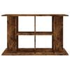 vidaXL Aquarium Stand Smoked Oak Engineered wood 39.4 x 15.7 x 23.6 in