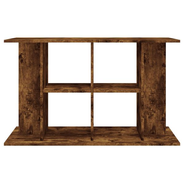 vidaXL Aquarium Stand Smoked Oak Engineered wood 39.4 x 15.7 x 23.6 in