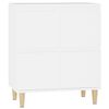 vidaXL Sideboard White Engineered wood, eucalyptus Medium Sideboard