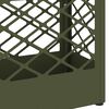 vidaXL Umbrella Stand Olive green 11.02 x 4.72 x 16.14 in Steel