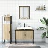 vidaXL Bathroom Cabinet Set Sonoma Oak