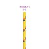 vidaXL Boat Rope Yellow 0.31 " 328.1 ' Polypropylene