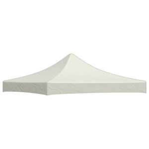 vidaXL Party Tent Roof 9.8'x9.8' Cream