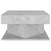 vidaXL Coffee Table Concrete grey Engineered wood Small Simplistic