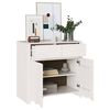 vidaXL Sideboard Drammen White 79 x 43 x 75.5 cm Solid Pine wood