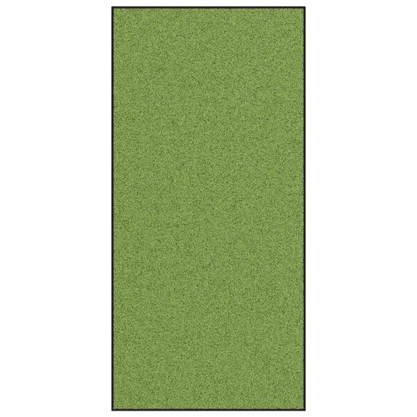 vidaXL Doormat Other Green and Black 47.3" x 98.4" Polyamide and PVC