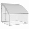 vidaXL Chicken Cage Silver 6.56 x 6.56 x 6.56 ft Galvanised Steel