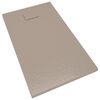 vidaXL Shower Base Tray SMC Brown 47.2"x27.6"
