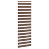 vidaXL Zebra Blind Brown 100% Polyester, Aluminum 29.5x90.6 in