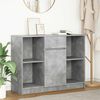 vidaXL Sideboard Concrete grey Engineered wood Large Sideboard