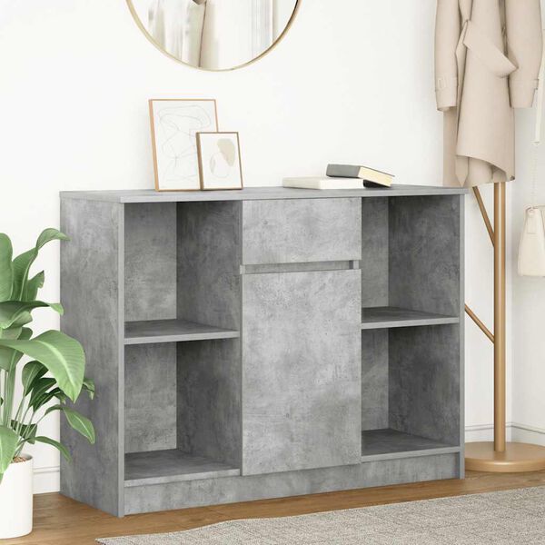 vidaXL Sideboard Concrete grey Engineered wood Large Sideboard