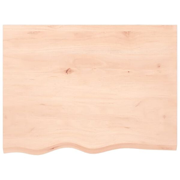 vidaXL Bathroom Countertop 31.5x23.6x0.8" Untreated Solid Wood