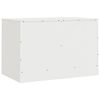 vidaXL TV Cabinet White Cold-rolled steel Medium TV Cabinet