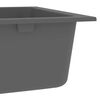 vidaXL Kitchen Sink Gray 76 x 48 x 30 cm Granite