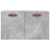 vidaXL Wall Cabinet Concrete grey Engineered wood Medium Wall Cabinet