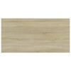 vidaXL Shelf Set of 4 Sonoma oak Engineered wood Extra shelf panels
