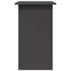 vidaXL Desk Gray Engineered wood Compact Desk Rectangular Modern