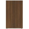 vidaXL Shoe Cabinet Set of 2 Brown Oak Engineered wood Medium