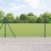 vidaXL Fence Post Green 82.02 x 3.28 ft (0.98 x 0.98 in mesh) Steel