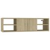 vidaXL Wall Shelf Sonoma Oak Engineered Wood Medium Wall Shelf