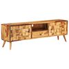 vidaXL TV Stand Solid Wood Acacia with Honey Finish 55.1"x11.8"x15.7"